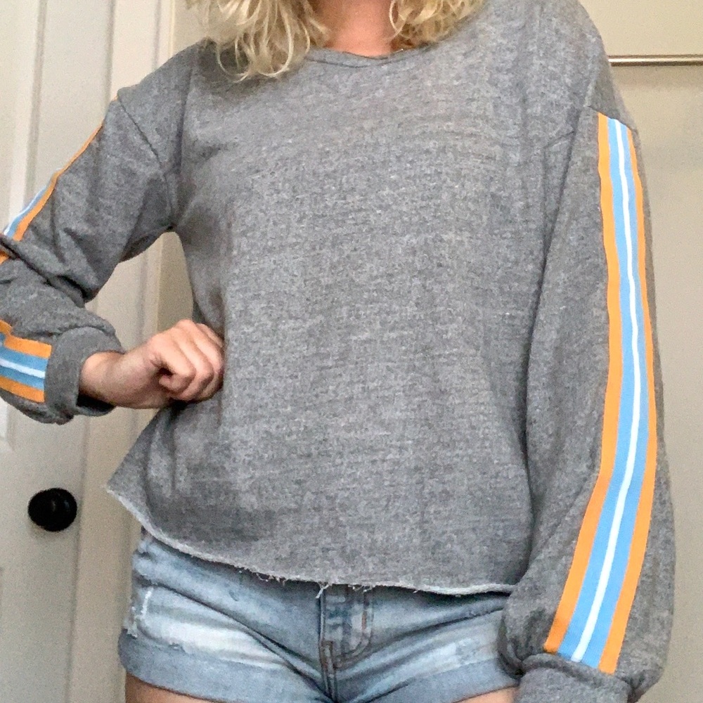 Striped great sweatshirt